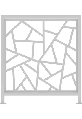 Balustrada ażurowa CNC - Biały